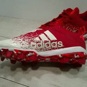Adidas  Red & White Three Strife Life Football Cleats EH3442 Size 11.5 adidas | Shoes | Adidas Red White Three Strife Life Football  main image 2